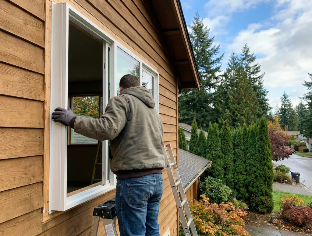residential window installation